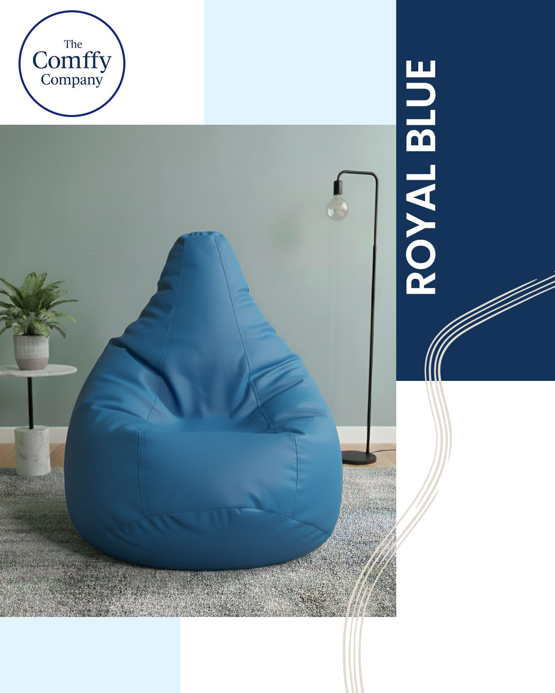 Comffy Signature Bean Bag – 4XL – Royal Blue